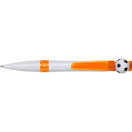 Football Design Ballpoint Pen Orange